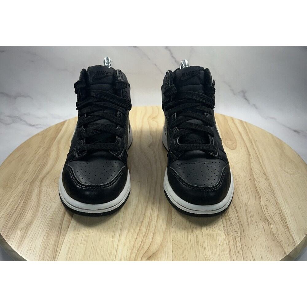 Nike Dunk High Black Anthracite White Shoes Sneakers DH9753-001 Kids Size 11.5C - Picture 2 of 7